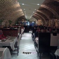 Inside Napfenyes Etterem in Budapest, Hungary. at Napfényes Restaurant & Confectionery in Budapest