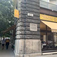 Outside at Napfényes Restaurant & Confectionery in Budapest