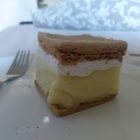 The best cake they have at Napfényes Restaurant & Confectionery in Budapest