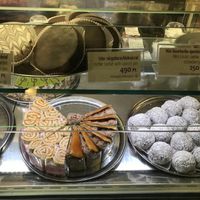 Sweet treats at Napfényes Restaurant & Confectionery in Budapest