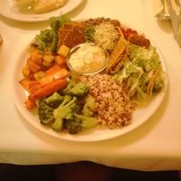 The healthy platter for 2 all for me lol at Napfényes Restaurant & Confectionery in Budapest