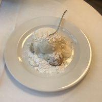 Túrógombócok at Napfényes Restaurant & Confectionery in Budapest