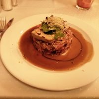 Tofu ginger miso risotto. at Napfényes Restaurant & Confectionery in Budapest