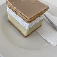 Mille fuielle at Napfényes Restaurant & Confectionery in Budapest