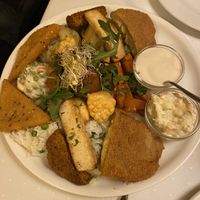 Platter for two - delicious! at Napfényes Restaurant & Confectionery in Budapest