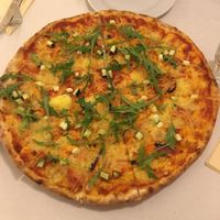 best vegan pizza (I'm Italian, so trust me!) at Napfényes Restaurant & Confectionery in Budapest