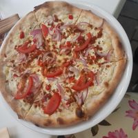 Pizza at Napfényes Restaurant & Confectionery in Budapest