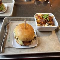 BacUn burger with chilli fries and cheese   at Planetary Burger in Vancouver