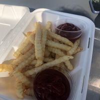 Fries at Planetary Burger in Vancouver