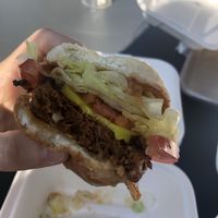 Mini classic cheeze at Planetary Burger in Vancouver