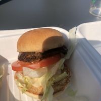 Mini mushroom at Planetary Burger in Vancouver