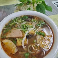#76 Vegetarian Spicy Noodle Soup at Pho Huynh Sang in San Francisco