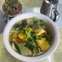 Vegetarian Noodle Soup (vegan)  at Pho Huynh Sang in San Francisco
