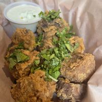 Deez gator bites  at Souley Vegan in Oakland