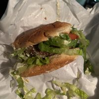 Fried tofu burger   at Souley Vegan in Oakland