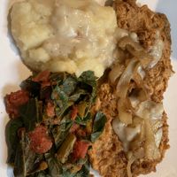 Seitan dinner  at Souley Vegan in Oakland