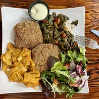 Created my own plate.  at Souley Vegan in Oakland