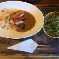 Vegetarian Curry (with chickpeas) at Con Brio in Fujiyoshida