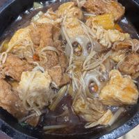“Chicken” and enoki mushroom clay pot  at Formosa Garden in East Perth
