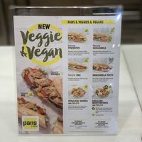 Vegan & vegetarian options at Pans & Company in Caceres