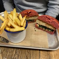 Burger at BrewDog in St Andrews