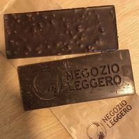Vegan dark chocolate with hazelnut or buckwheat  at Negozio Leggero in Rome