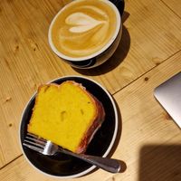 Lemon cake vegan at Nothaft Cafe in Berlin