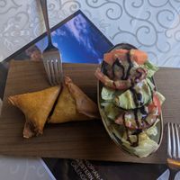 Lentil sambusa at Lucy in Nuremberg