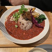 Beetroot and vege curry  #Veganuary at Revive Kitchen Three - Hibiya Midtown in Tokyo