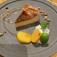 No cheese cheese cake  at Revive Kitchen Three - Hibiya Midtown in Tokyo