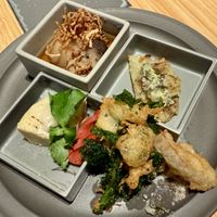 Bamboo shoots saikyoyaki, radish with sansho yuzu, etc 😋   at Revive Kitchen Three - Hibiya Midtown in Tokyo