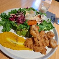 Kale salad at Revive Kitchen Three - Hibiya Midtown in Tokyo