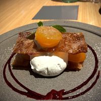 Kumquat Mille-Feuille  🍊   at Revive Kitchen Three - Hibiya Midtown in Tokyo