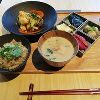 1800 yen lunch set at Revive Kitchen Three - Hibiya Midtown in Tokyo