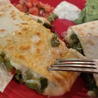 Quesadilla with cactus   at El Grito Taqueria in Seattle