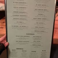 Menu 1/2  at El Grito Taqueria in Seattle