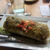 Burrito with cactus  at El Grito Taqueria in Seattle