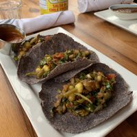 Vegan tacos at El Grito Taqueria in Seattle