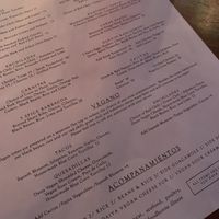 Separate vegan menu! at El Grito Taqueria in Seattle