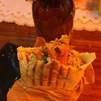 Falafel wrap at Palestine Grill in Zurich