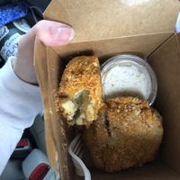 macaroni cheese balls  at Counter Culture in Austin