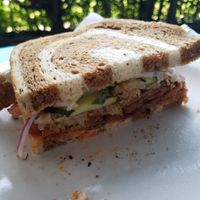 Pastrami sandwich at Counter Culture in Austin