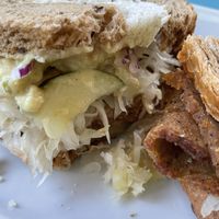 Pastrami sandwich  at Counter Culture in Austin