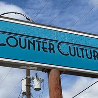 Exterior sign at Counter Culture in Austin