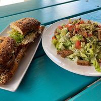 Seitan Sub Supreme and BLTA Salad at Counter Culture in Austin