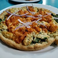 Buffalo cauliflower pizza at Counter Culture in Austin
