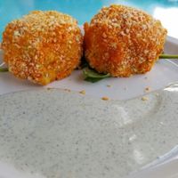 buffalo Mac and cheeze balls at Counter Culture in Austin