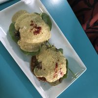 Eggs benny   at Counter Culture in Austin