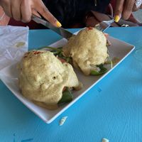 Crab cakes  at Counter Culture in Austin