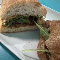 Texan peach sandwich  at Counter Culture in Austin